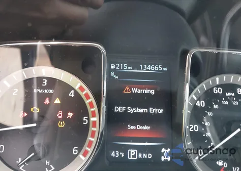 2017 Nissan Titan Xd Sl Diesel из США, поврежденный, VIN 1N6BA1F42HN557588